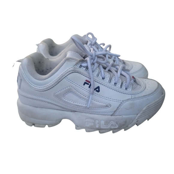 Fila Disruptor II Premium Sneakers White S6 - Picture 2 of 7